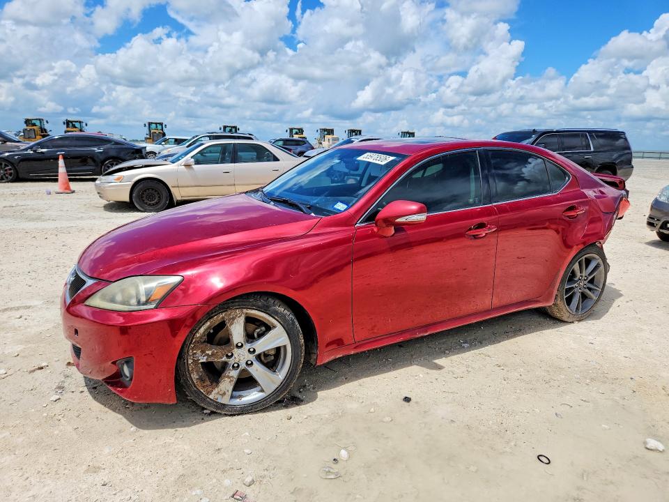 2011 Lexus Is VIN JTHBF5C22B5138757 COPART salvage auction — REAR END, Tx - Salvage Vehicle Title, sold $875 on 2026-07-09 (photo 1)