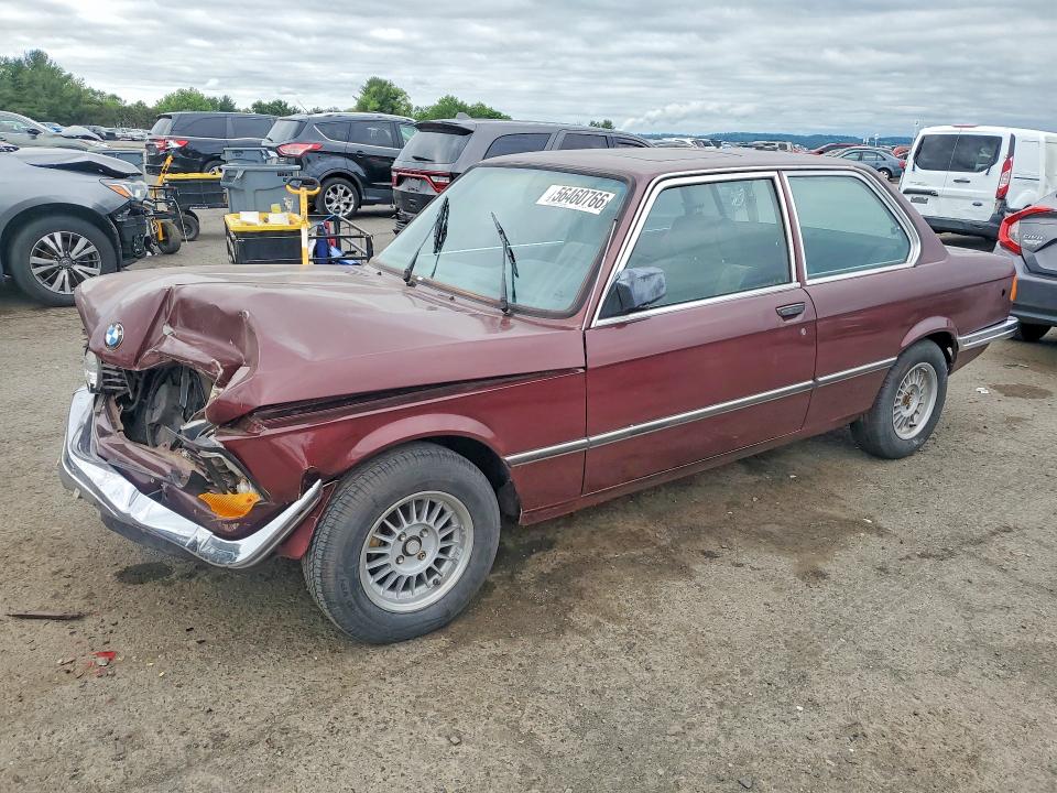1983 BMW 3er VIN WBAAG3307D9008043 COPART salvage auction — FRONT END, Pa - Certificate Of Salvage, sold $950 on 2026-08-07 (photo 1)