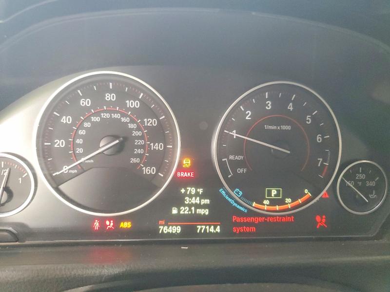 2014 BMW 3er VIN WBA3B3C58EF545252 COPART salvage auction — FRONT END, Pa - Certificate Of Salvage, sold $4,350 on 2026-07-15 (photo 9)
