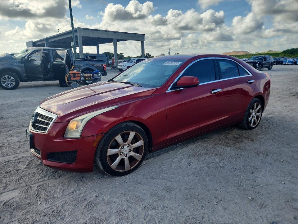 2014 Cadillac Ats VIN 1G6AG5RX8E0176107 COPART salvage auction — FRONT END, Fl - Certificate Of Title, sold $1,500 on 2026-07-02 (photo 1)