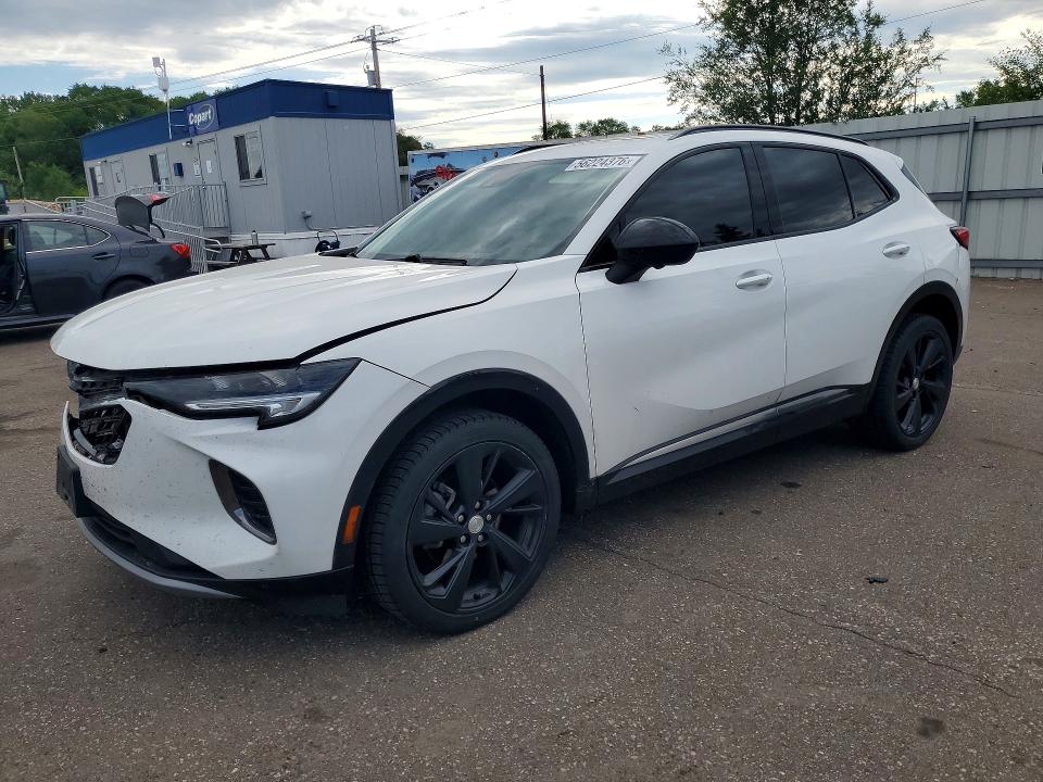2021 Buick Envision VIN LRBFZPR49MD149017 COPART salvage auction — FRONT END, Mn - Cert Of Title-Salvage, sold $4,500 on 2026-07-14 (photo 1)
