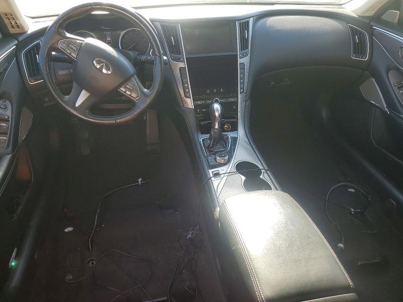 2017 Infiniti Q50 VIN JN1EV7AP1HM731426 COPART salvage auction — FRONT END, Ca - Salvage Certificate, sold $1,400 on 2026-07-22 (photo 8)