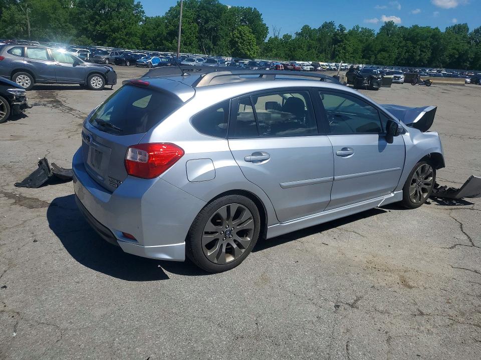 2016 Subaru Impreza VIN JF1GPAP69G8227487 COPART salvage auction — FRONT END, NY - MV-907A SALVAGE CERTIFICATE, sold $350 on 2026-07-02 (photo 3)