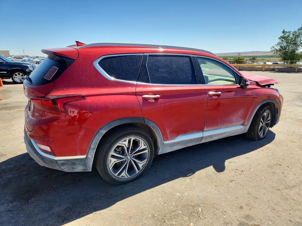 2019 Hyundai Santa fe VIN 5NMS53AA2KH048752 COPART salvage auction — FRONT END, Nm - Certificate Of Title, sold $2,050 on 2026-07-09 (photo 3)