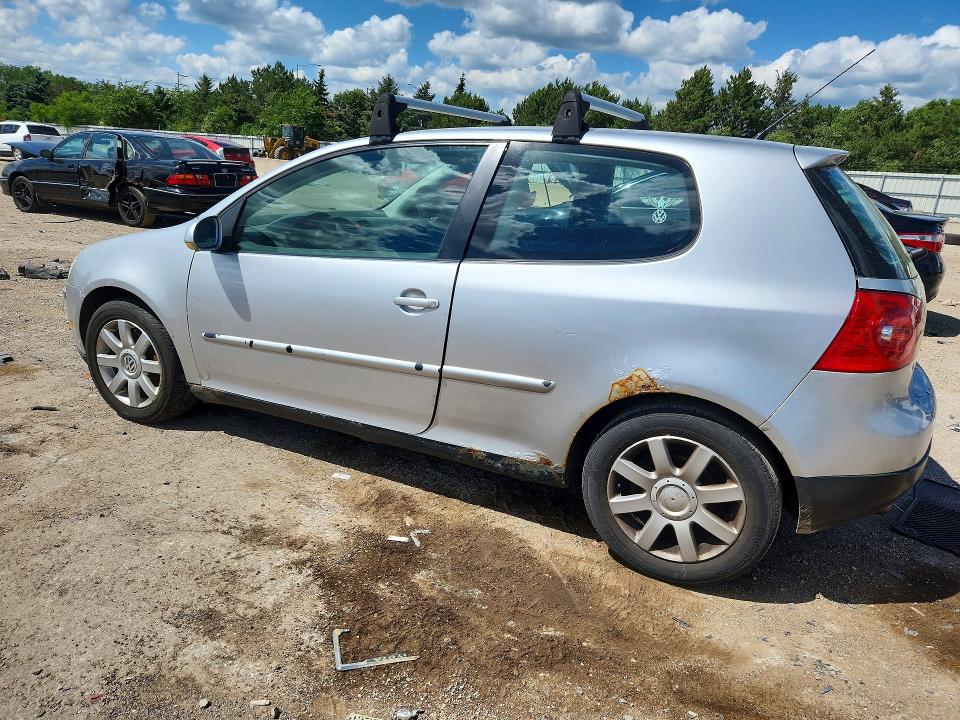 2007 Volkswagen Golf VIN WVWAR71KX7W053816 COPART salvage auction — REAR END, Il - Salvage Certificate, sold $375 on 2026-07-16 (photo 2)