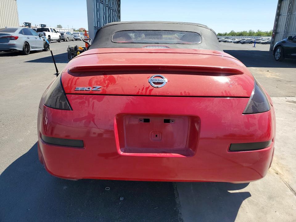2006 Nissan 350z VIN JN1AZ36DX6M400447 COPART salvage auction — SIDE, CA - SALVAGE CERTIFICATE, sold $1,900 on 2026-07-27 (photo 6)