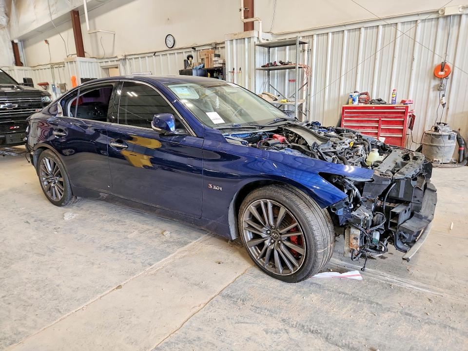 2017 Infiniti Q50 VIN JN1FV7AR2HM871040 COPART salvage auction — FRONT END, Wi - Certificate Of Title, sold $2,800 on 2026-07-15 (photo 4)