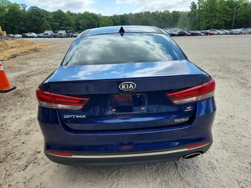 2018 Kia VIN 5XXGT4L36JG200920 COPART salvage auction — FRONT END, Nc - Salvage Certificate Of Title, sold $750 on 2026-07-31 (photo 6)