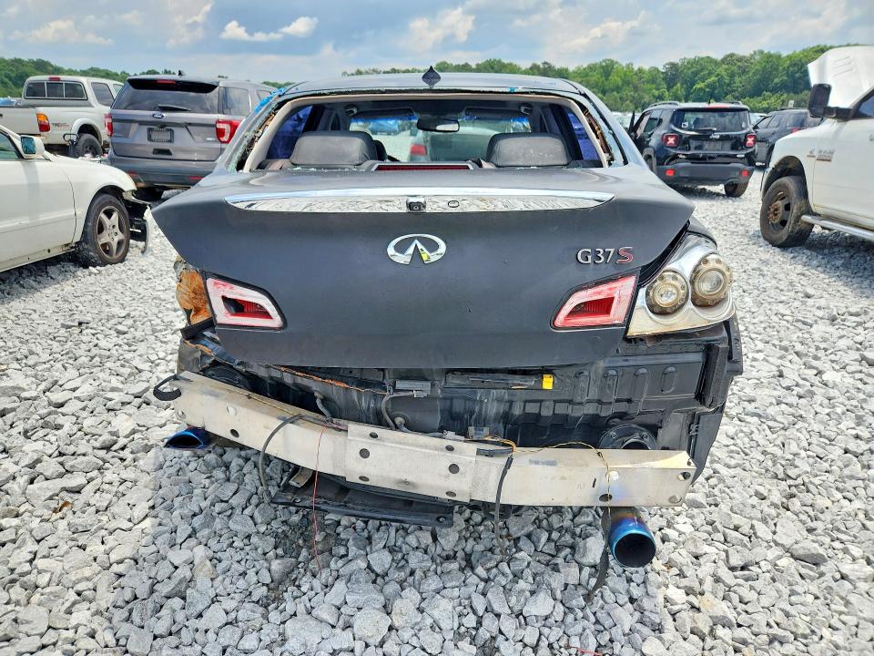 2012 Infiniti G VIN JN1CV6AP7CM626125 COPART salvage auction — REAR END, Ga - Cert Of Title-Rebuilt Salvage, sold $500 on 2026-07-28 (photo 6)