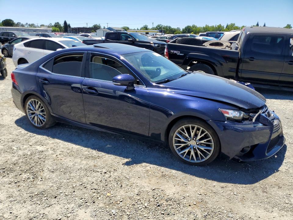 2015 Lexus Is 250 VIN JTHBF1D25F5060536 COPART salvage auction — FRONT END, Ca - Salvage Certificate, sold $400 on 2026-07-21 (photo 4)