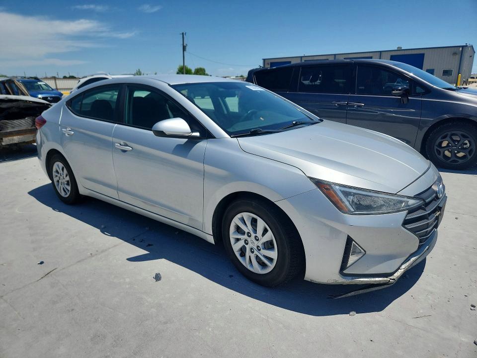 2019 Hyundai Elantra VIN 5NPD74LF5KH462340 COPART salvage auction — REAR END, Tx - Salvage Vehicle Title, sold $2,200 on 2026-07-28 (photo 4)