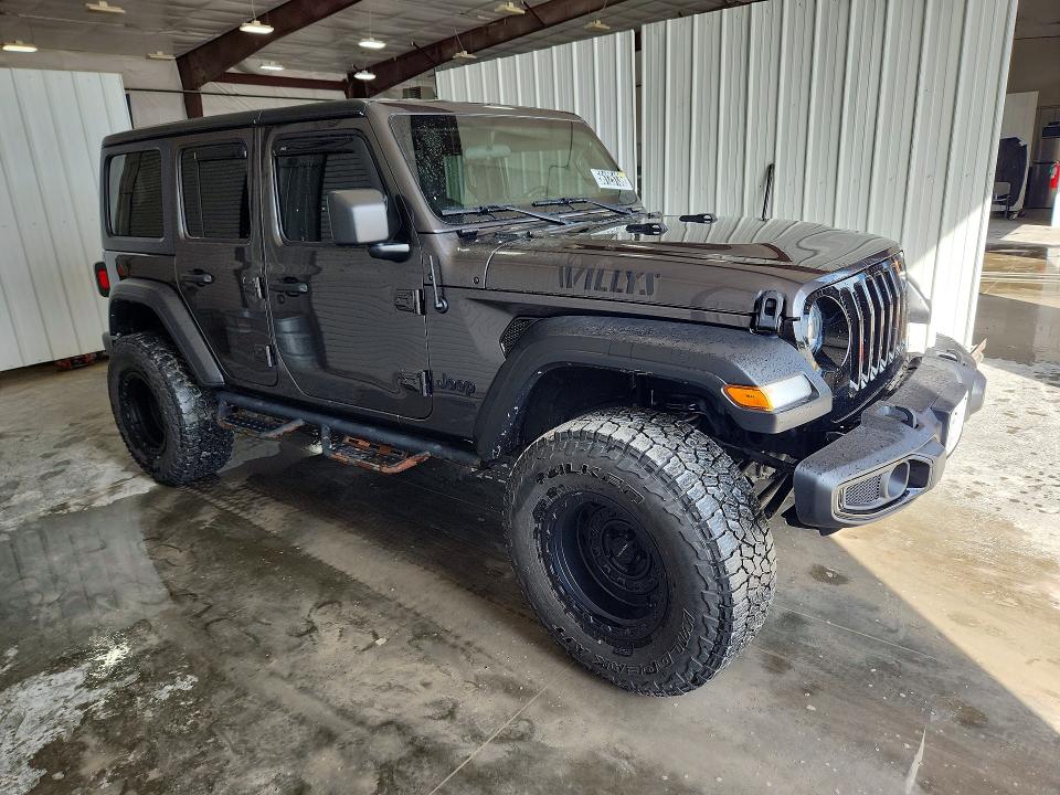 2022 Jeep Wrangler / VIN 1C4HJXDM7NW240818 COPART salvage auction — MINOR DENT/SCRATCHES, Il - Certificate Of Title, sold $22,750 on 2026-07-02 (photo 4)