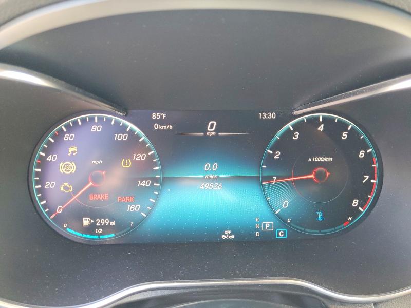 2022 Mercedes-benz Glc VIN W1N0G8EB0NV353801 COPART salvage auction — REAR END, Ca - Salvage Certificate, sold $10,700 on 2026-07-14 (photo 9)