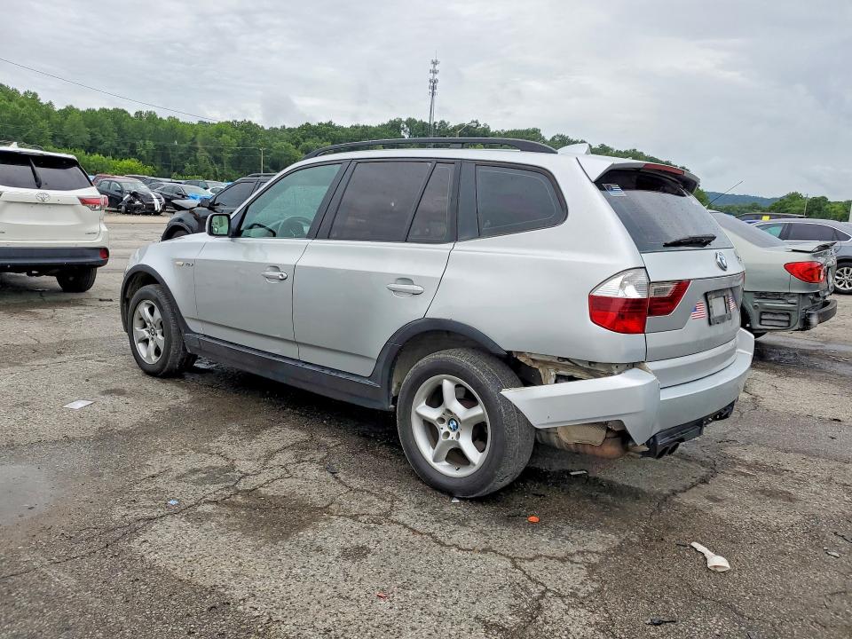 2007 BMW X3 VIN WBXPC93467WF04137 COPART salvage auction — REAR END, Ky - Certificate Of Title, sold $300 on 2026-07-02 (photo 2)