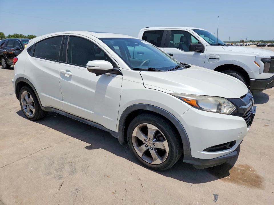 2016 Honda Hr-v VIN 3CZRU5H56GM748312 COPART salvage auction — NORMAL WEAR, Tx - Certificate Of Title, sold $3,000 on 2026-07-09 (photo 4)