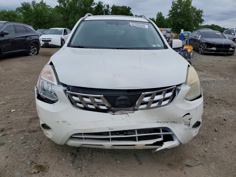 2012 Nissan Rogue VIN JN8AS5MV5CW377642 COPART salvage auction — FRONT END, Pa - Certificate Of Salvage, sold $400 on 2026-07-02 (photo 5)