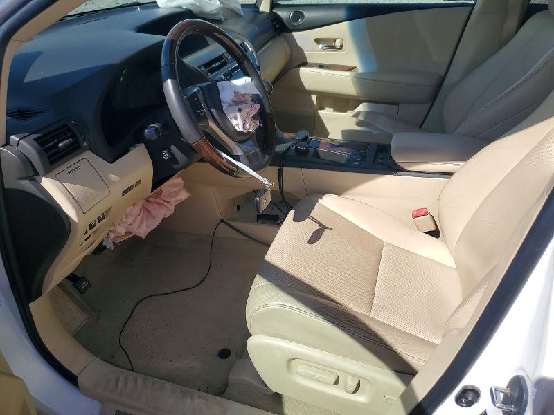 2013 Lexus Rx VIN 2T2BK1BA7DC210097 COPART salvage auction — FRONT END, Pa - Cert Of Title, sold $3,550 on 2026-07-19 (photo 7)