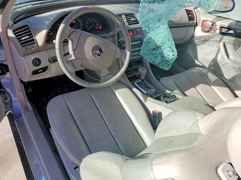 1999 Mercedes-benz Clk-klasse VIN WDBLJ65G2XF085593 COPART salvage auction — FRONT END, Ut - Salvage Certificate, sold $150 on 2026-07-20 (photo 8)