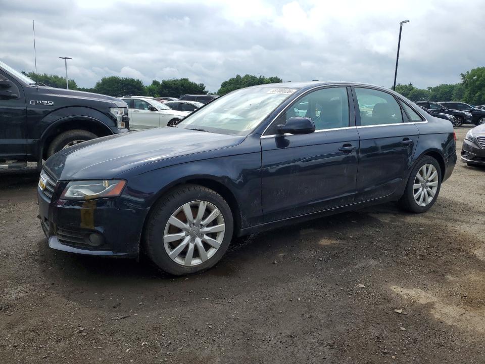 2011 Audi A4 VIN WAUFFAFL9BN048910 COPART salvage auction — MINOR DENT/SCRATCHES, MA - CERTIFICATE OF TITLE, sold $450 on 2026-07-02 (photo 1)