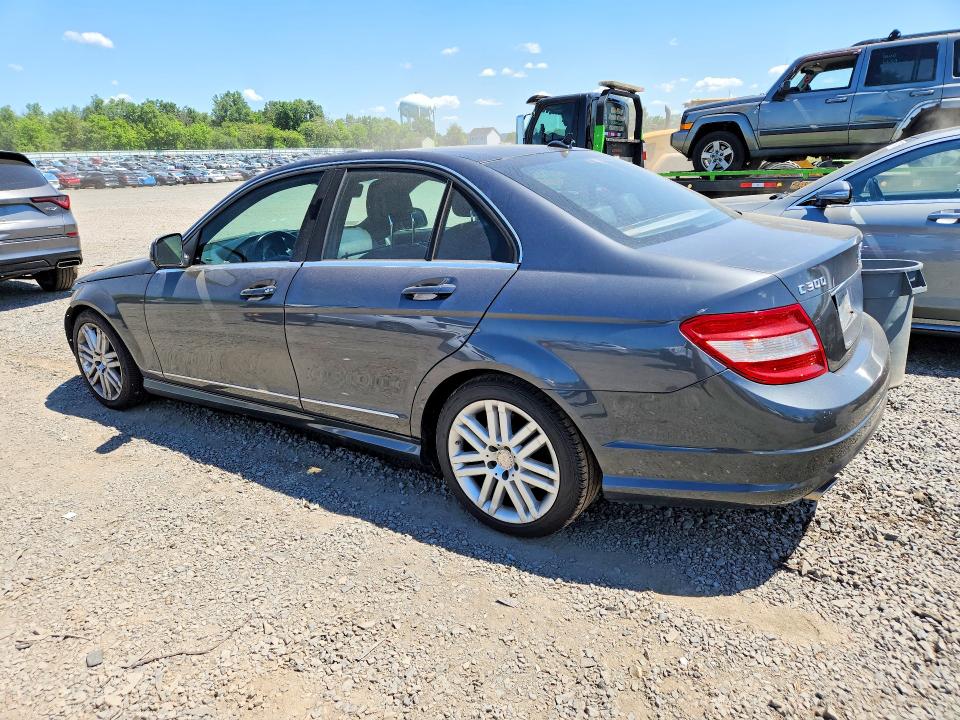 2009 Mercedes-benz C-klasse VIN WDDGF81X69F204647 COPART salvage auction — FRONT END, Nj - Cert Of Title-Salvage, sold $375 on 2026-07-07 (photo 2)