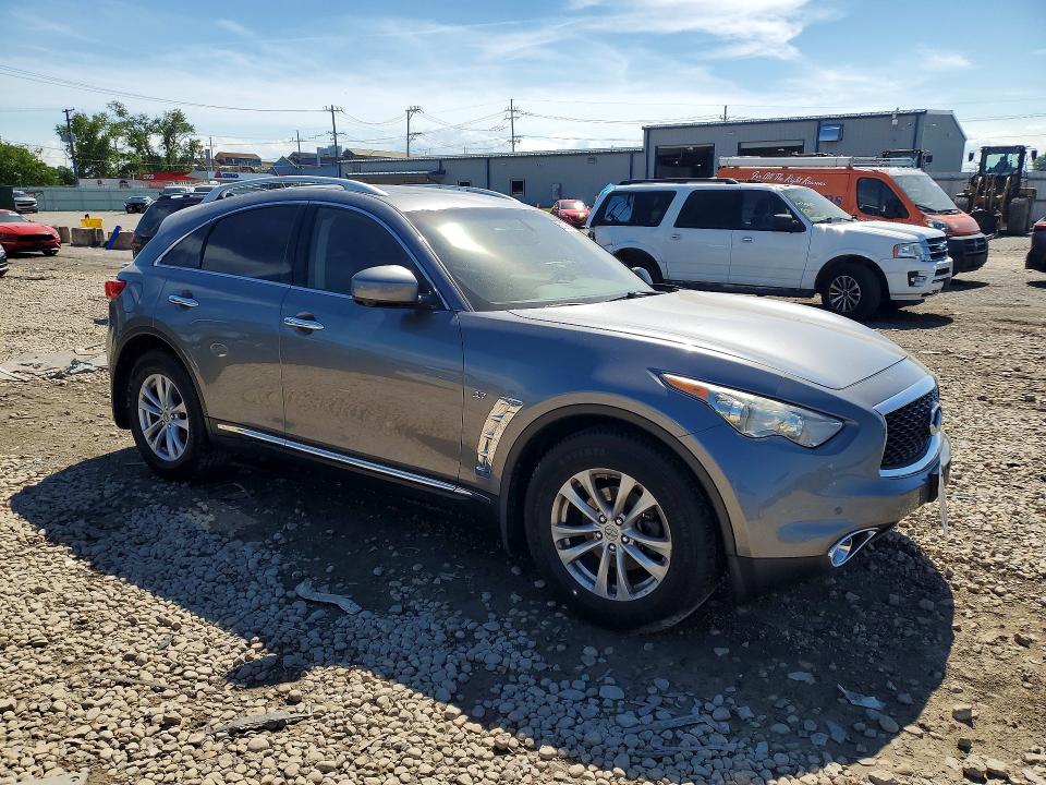 2017 Infiniti VIN JN8CS1MW9HM416052 COPART salvage auction — FRONT END, Il - Salvage Certificate, sold $1,050 on 2026-07-29 (photo 4)