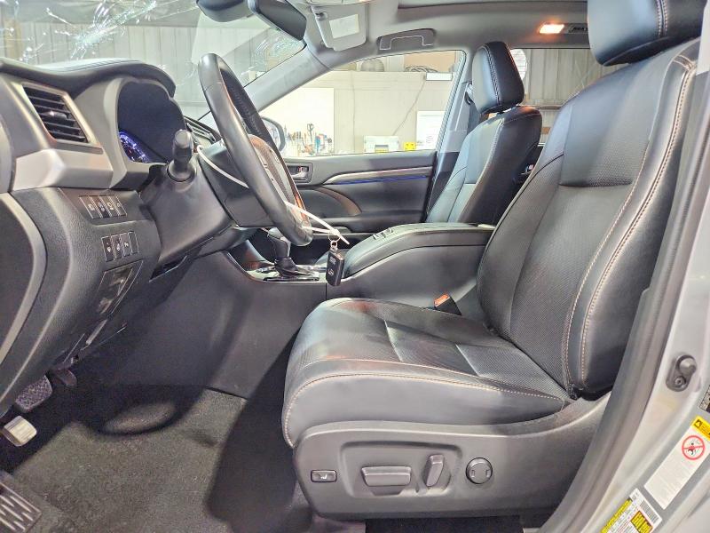 2019 Toyota Highlander VIN 5TDDZRFH7KS737494 COPART salvage auction — HAIL, Mo - Certificate Of Title, sold $21,600 on 2026-07-08 (photo 7)