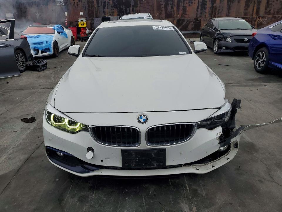 2019 BMW 4er VIN WBA4J1C59KBM15642 COPART salvage auction — FRONT END, Ca - Salvage Certificate, sold $7,400 on 2026-07-22 (photo 5)