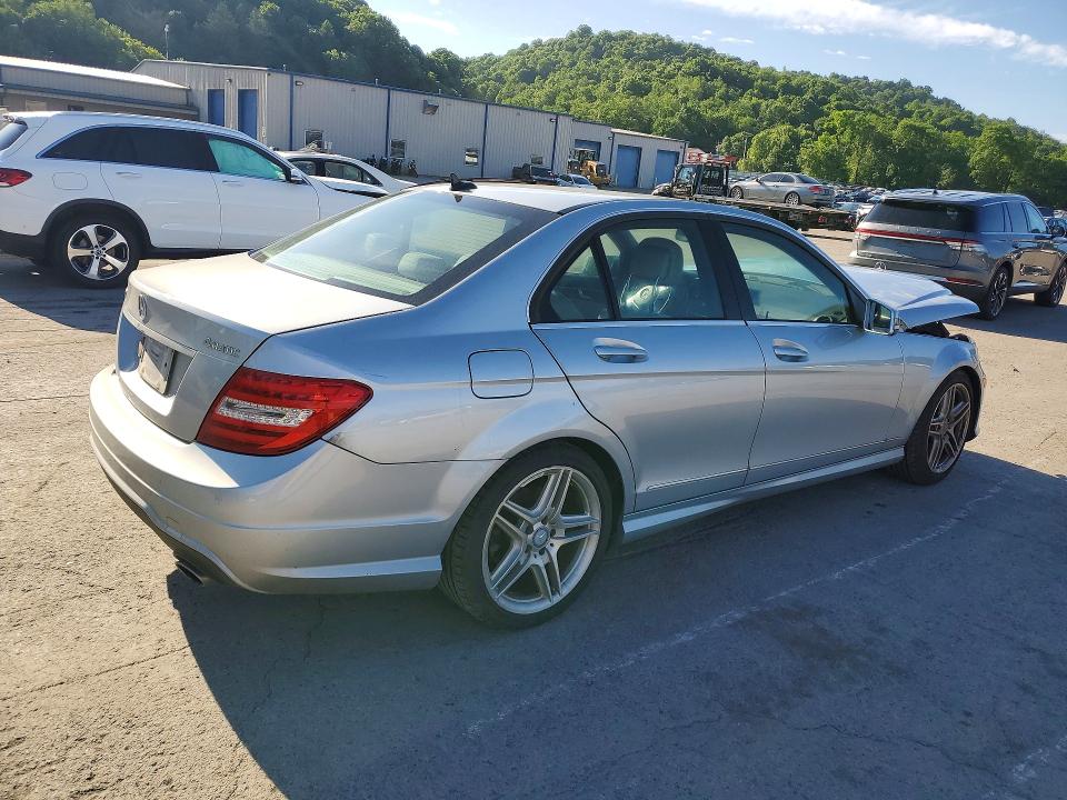 2014 Mercedes-benz C-klasse VIN WDDGF8AB2EA889368 COPART salvage auction — FRONT END, Oh - Cert Of Title-Salvage, sold $1,200 on 2026-07-02 (photo 3)