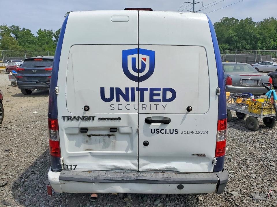 2013 Ford Transit VIN NM0LS7DNXDT133064 COPART salvage auction — REAR END, Md - Cert Of Salvage > 75% Damage, sold $2,600 on 2026-07-31 (photo 6)