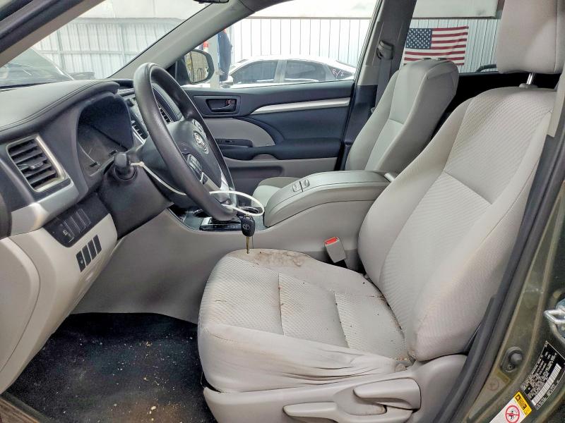 2019 Toyota VIN 5TDBZRFH0KS726828 COPART salvage auction — FRONT END, Nc - Salvage Certificate Of Title, sold $175 on 2026-07-29 (photo 7)