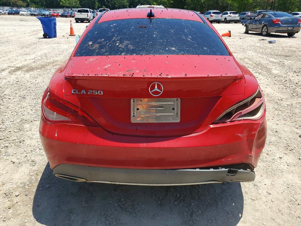 2018 Mercedes-benz Cla-klasse VIN WDDSJ4EB3JN684138 COPART salvage auction — REAR END, Nc - Dealer Only Clean Title, sold $1,200 on 2026-07-31 (photo 6)
