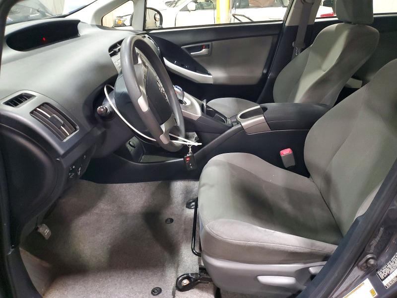 2012 Toyota Prius VIN JTDKN3DU2C1575689 COPART salvage auction — FRONT END, Pa - Certificate Of Salvage, sold $1,300 on 2026-07-10 (photo 7)