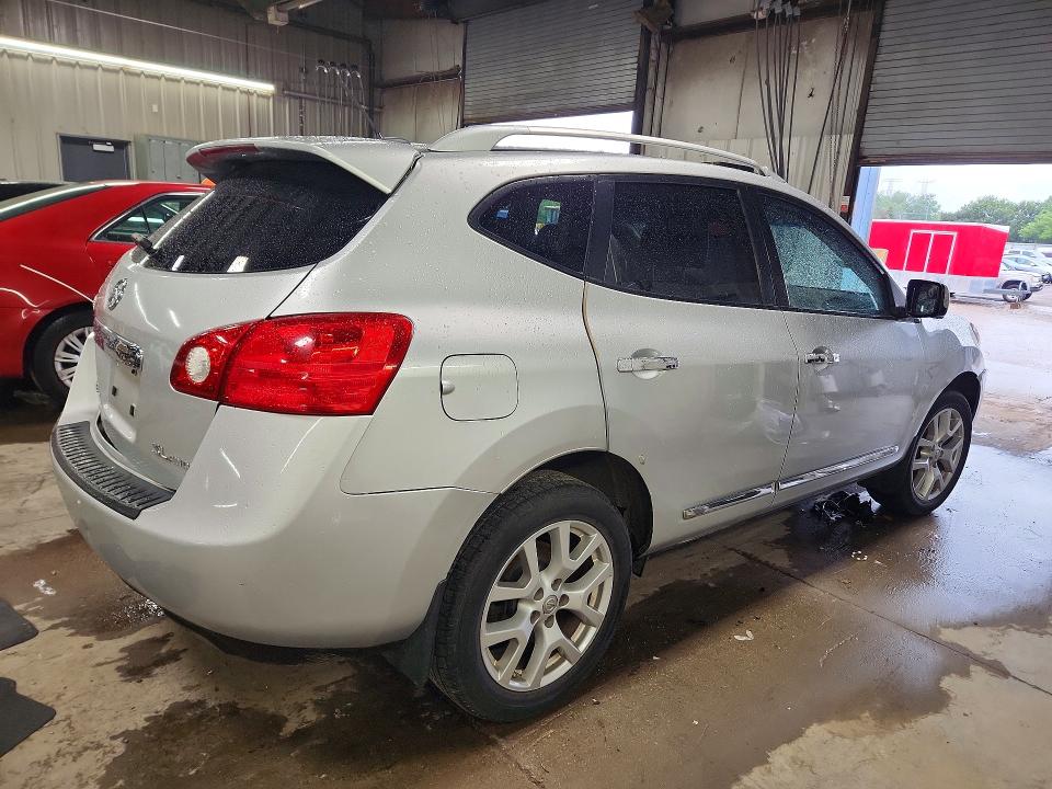 2013 Nissan Rogue VIN JN8AS5MV9DW610746 COPART salvage auction — REAR END, Il - Salvage Certificate, sold $400 on 2026-07-21 (photo 3)