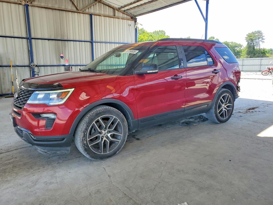 2019 Ford Explorer VIN 1FM5K8GTXKGA97244 COPART salvage auction — REAR END, Ga - Cert Of Title-Salvage, sold $6,000 on 2026-07-02 (photo 1)