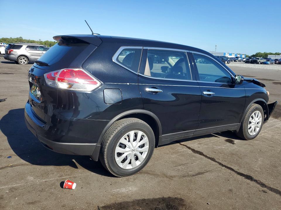 2015 Nissan Rogue VIN KNMAT2MTXFP574262 COPART salvage auction — FRONT END, FL - CERT OF TITLE SLVG REBUILDABLE, sold $2,000 on 2026-07-20 (photo 3)