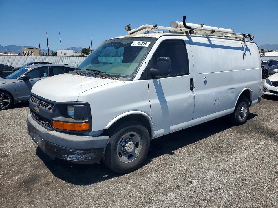 2012 Chevrolet Express 2500 VIN 1GCWGFCBXC1124166 COPART salvage auction — FRONT END, Ca - Dis/Dlr/Exp Only Clean Title, sold $200 on 2026-07-08 (photo 1)