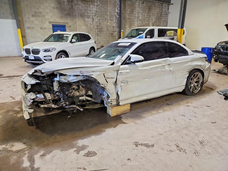 2016 BMW M4 VIN WBS3U9C55GP970370 COPART salvage auction — FRONT END, Pa - Certificate Of Salvage, sold $875 on 2026-07-29 (photo 1)