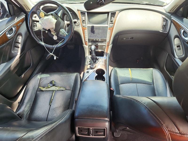 2014 Infiniti Q50 VIN JN1BV7ARXEM681948 COPART salvage auction — FRONT END, Fl - Certificate Of Destruction, sold $450 on 2026-07-14 (photo 8)