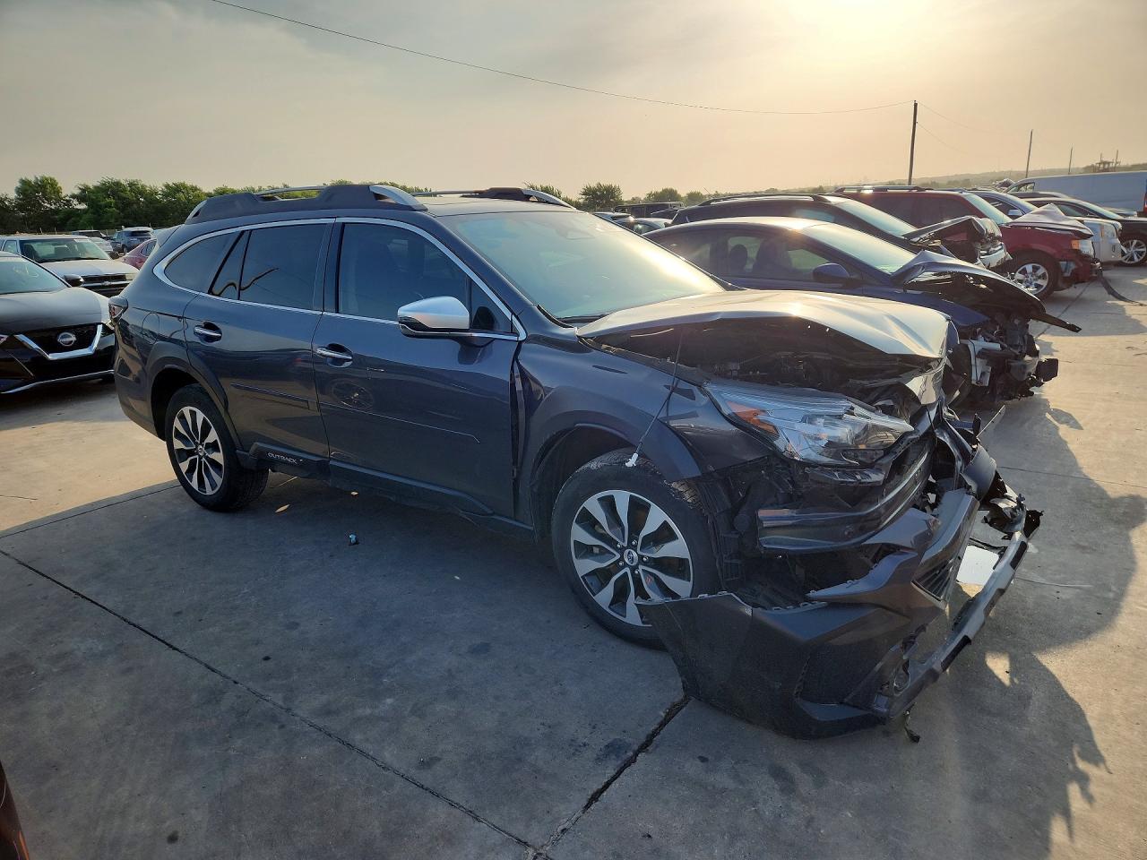 2024 Subaru Outback VIN 4S4BTGPD2R3107155 COPART salvage auction — Front End, TX - SALVAGE VEHICLE TITLE, sold $3,950 on 2026-07-09 (photo 4)