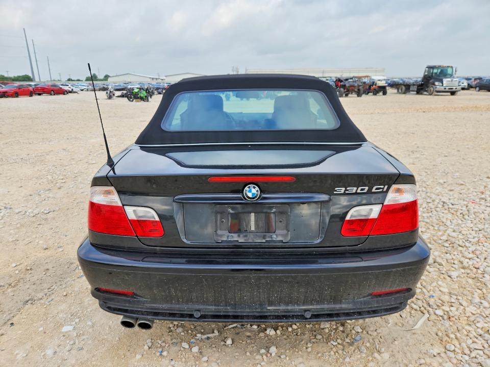 2002 BMW 3 series VIN WBABS53402EV88578 COPART salvage auction — SIDE, TX - SALVAGE VEHICLE TITLE, sold $700 on 2026-07-30 (photo 6)