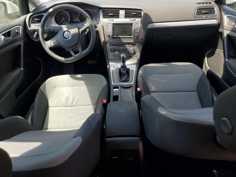 2016 Volkswagen Golf VIN WVWKP7AU2GW915390 COPART salvage auction — FRONT END, Ca - Dis/Dlr/Exp Only Clean Title, sold $900 on 2026-07-08 (photo 8)