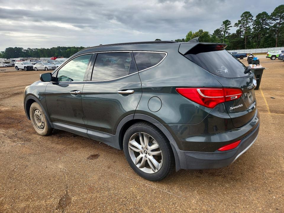 2013 Hyundai Santa fe VIN 5XYZU3LA0DG051760 COPART salvage auction — MECHANICAL, Sc - Cert Of Title-Salvage, sold $700 on 2026-07-27 (photo 2)