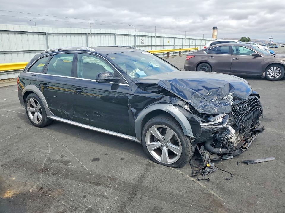 2013 Audi A4 allroad VIN WA1UFAFL0DA114369 COPART salvage auction — FRONT END, CA - SALVAGE CERTIFICATE, sold $450 on 2026-07-15 (photo 4)