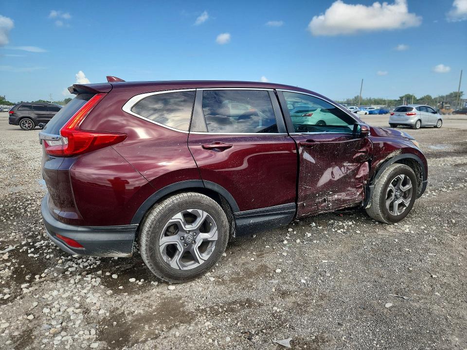 2018 Honda Cr-v VIN 7FARW1H80JE053181 COPART salvage auction — SIDE, FL - CERT OF TITLE SLVG REBUILDABLE, sold $7,800 on 2026-07-07 (photo 3)