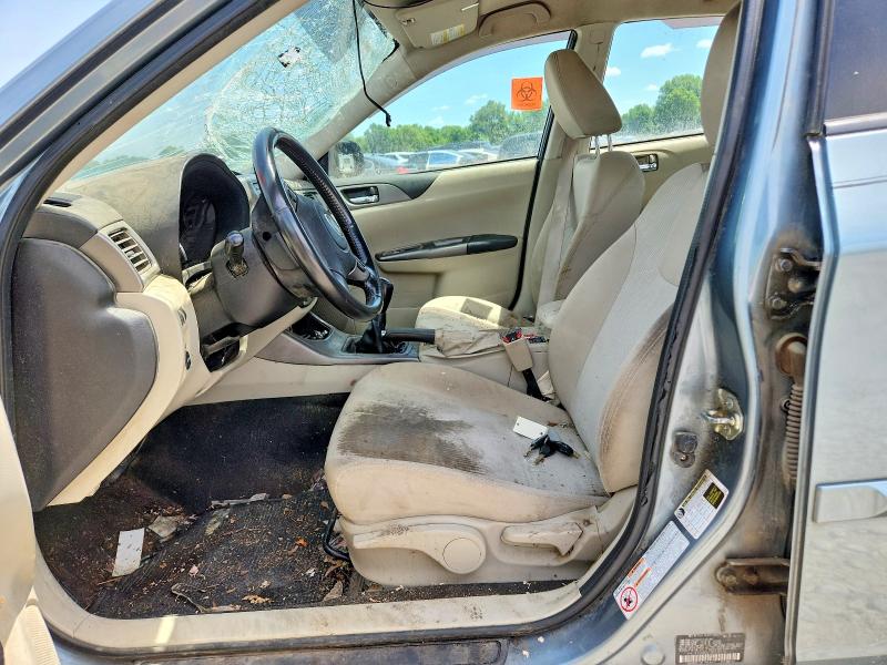 2011 Subaru Impreza VIN JF1GH6D61BG828678 COPART salvage auction — FRONT END, Oh - Cert Of Title-Salvage, sold $100 on 2026-07-28 (photo 7)