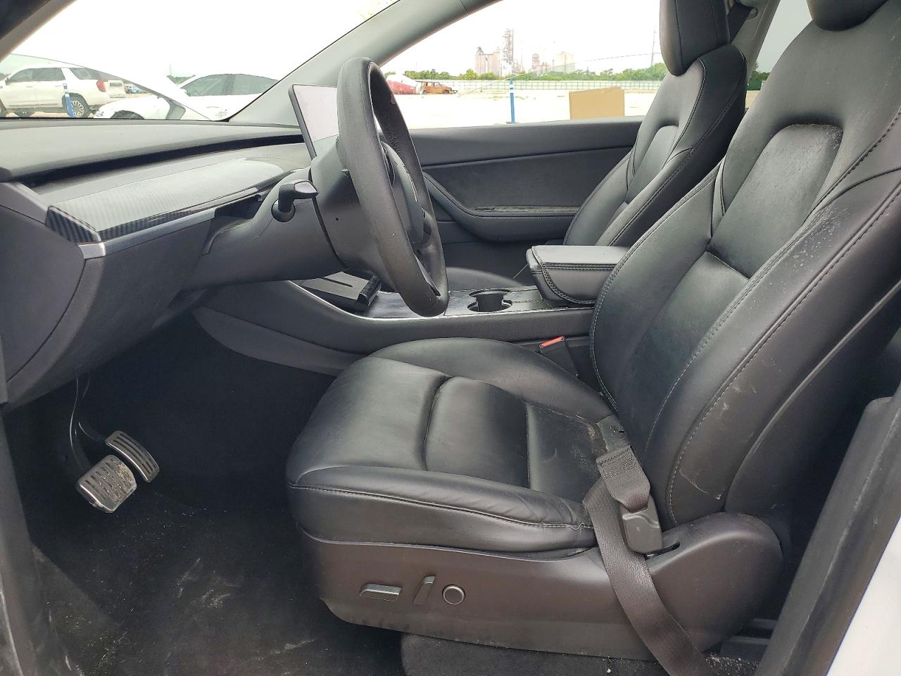 2021 Tesla Model Y VIN 5YJYGDED8MF110626 COPART salvage auction — Rear End, TX - CERTIFICATE OF TITLE (P), sold $4,950 on 2026-07-09 (photo 7)
