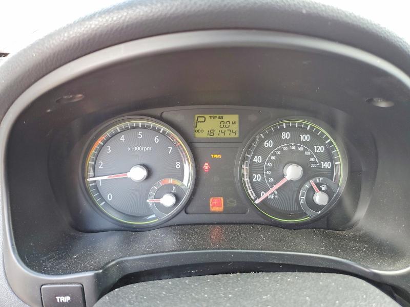2008 Kia Rio VIN KNADE123486322839 COPART salvage auction — FRONT END, MS - CERT OF TITLE-SALVAGED, sold $350 on 2026-07-17 (photo 9)
