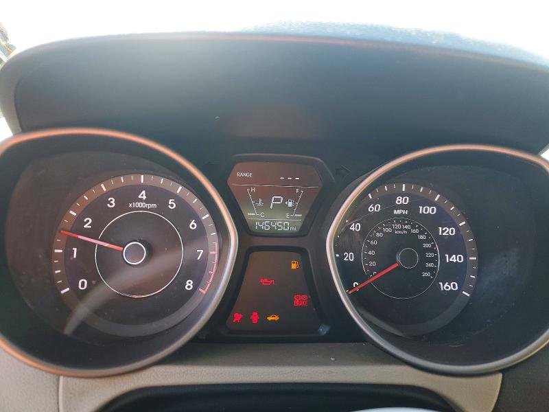 2014 Hyundai VIN 5NPDH4AE9EH524964 COPART salvage auction — FRONT END, Ca - Salvage Certificate, sold $675 on 2026-07-02 (photo 9)