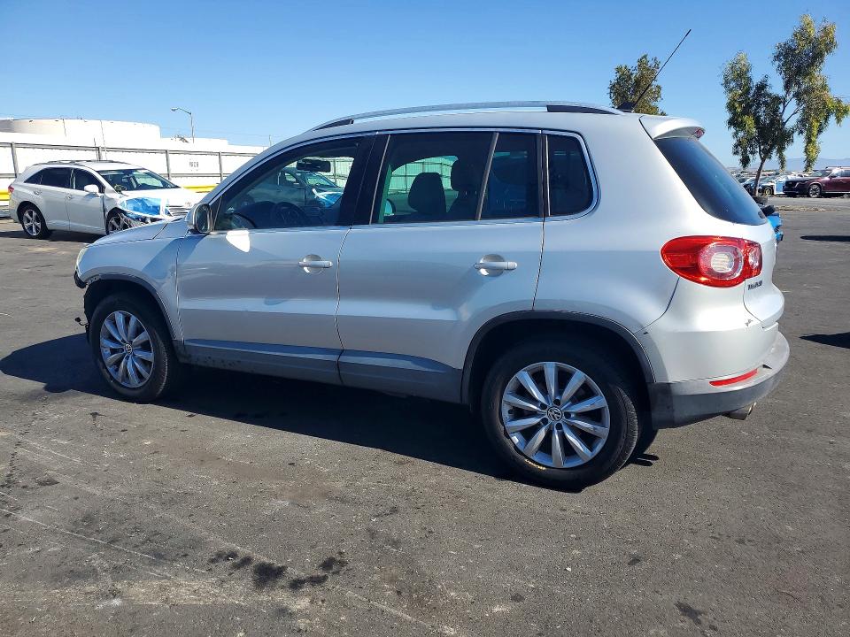 2011 Volkswagen Tiguan VIN WVGAV7AX7BW502929 COPART salvage auction — FRONT END, Ca - Salvage Certificate, sold $1,150 on 2026-08-03 (photo 2)