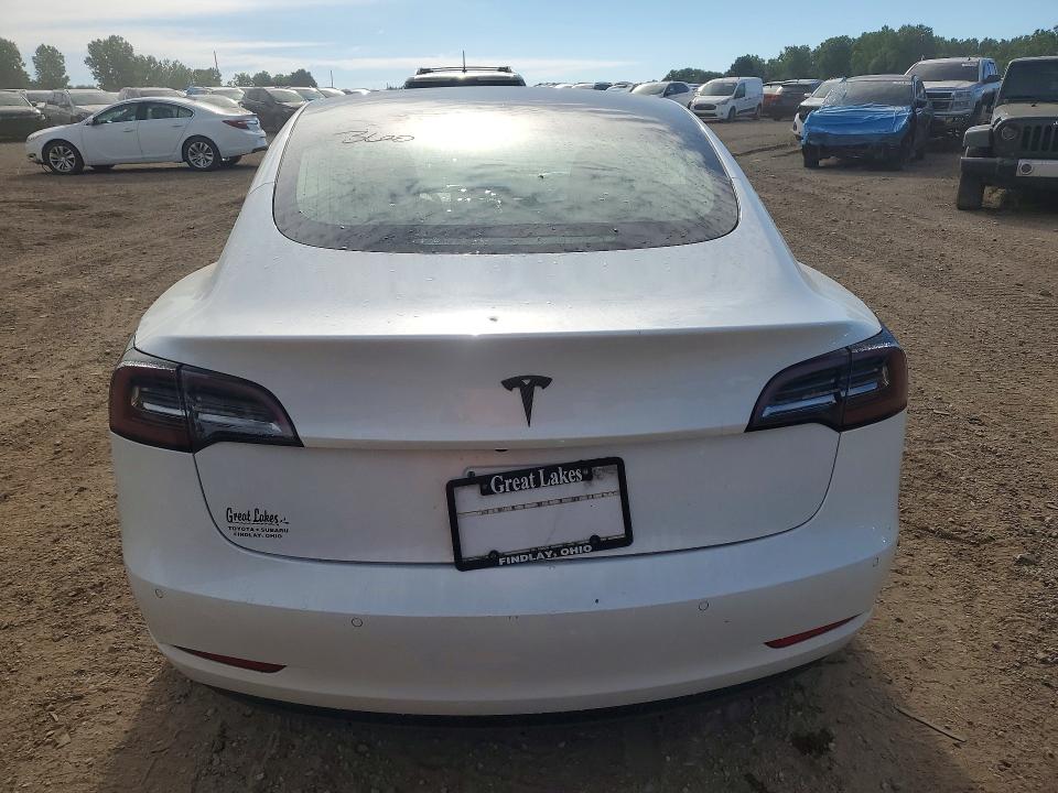 2020 Tesla Model 3 VIN 5YJ3E1EA0LF797037 COPART salvage auction — FRONT END, MI - CERTIFICATE OF TITLE, sold $4,900 on 2026-08-01 (photo 6)